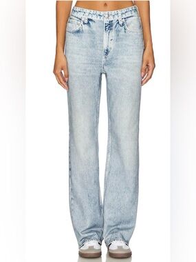 Rag & Bone Miramar Shea High Rise Relaxed Sweat Pant Jeans• Sz 24 •Riverly• HEM*